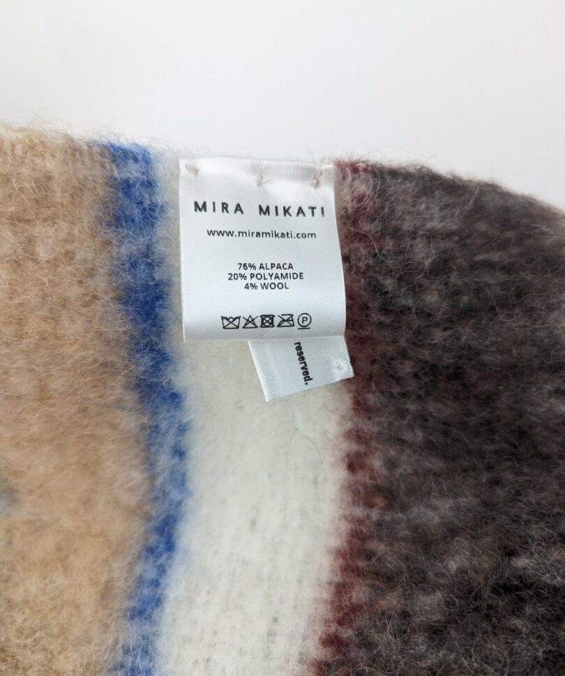 Javier Calleja x Mira Mikati "No Way" Bufanda Arte Textil Limitada 17 Unidades