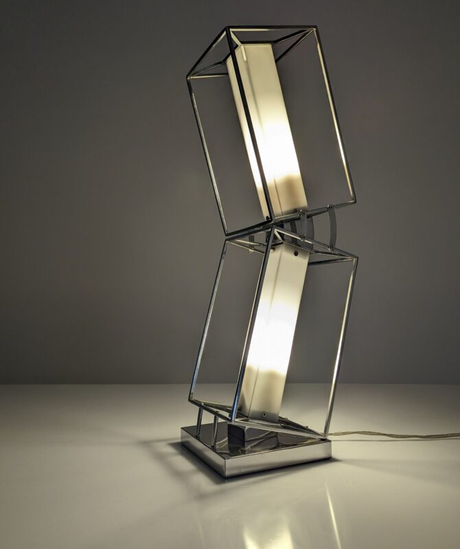 Lámpara de mesa arquitectónica de diseño 20th century