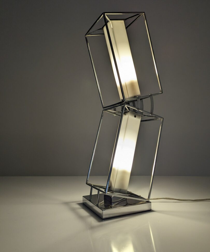 Lámpara de mesa arquitectónica de diseño 20th century