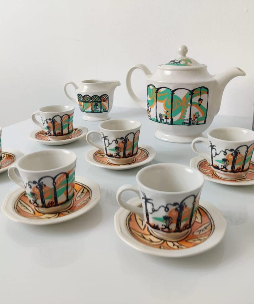 Juego de Café Javier Mariscal por Churchill England, 1993