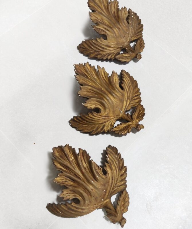 Antiguas hojas de parra para pared o retablo - Imagen 4