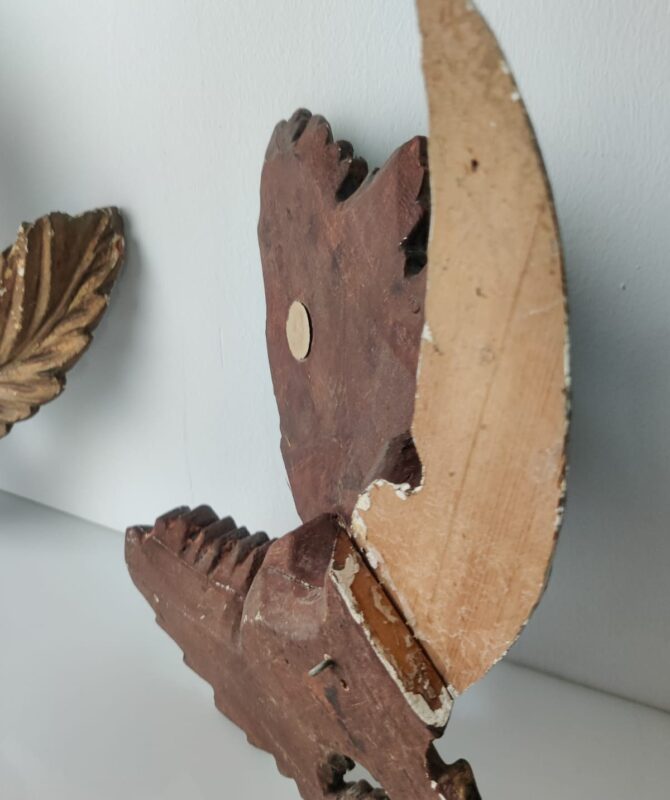 Antiguas hojas de parra para pared o retablo - Imagen 9