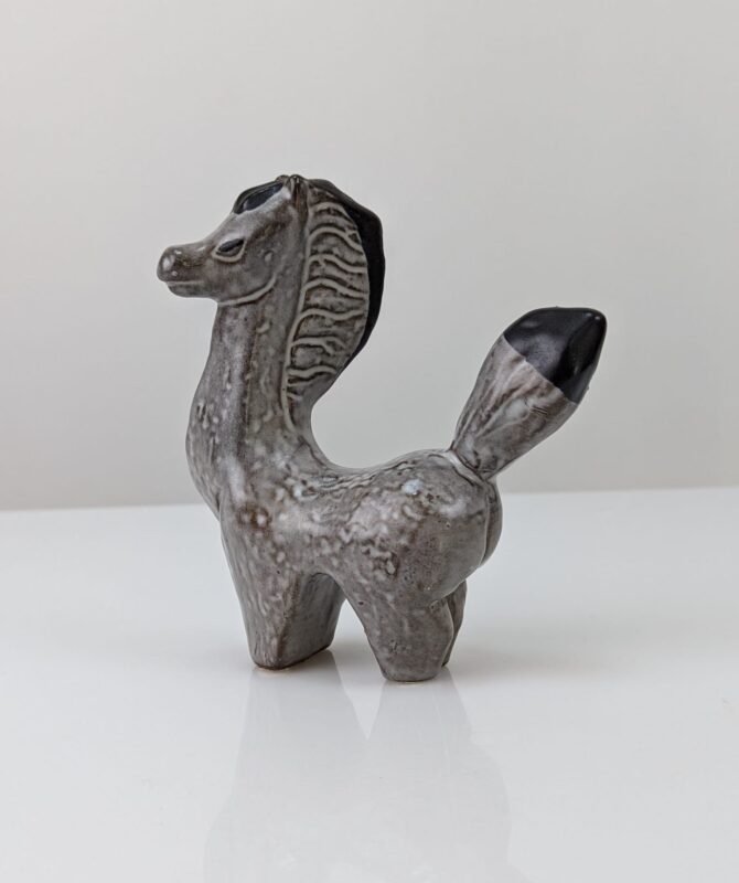 Figura en ceramica vidraida por Upsala Ekeby , Suecia , 1970s - Imagen 3