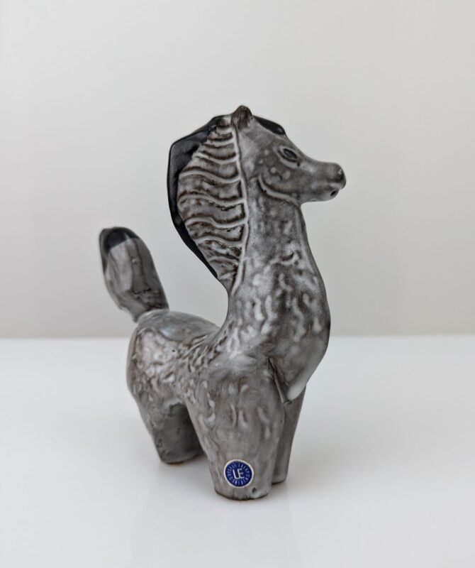 Figura en ceramica vidraida por Upsala Ekeby , Suecia , 1970s - Imagen 2