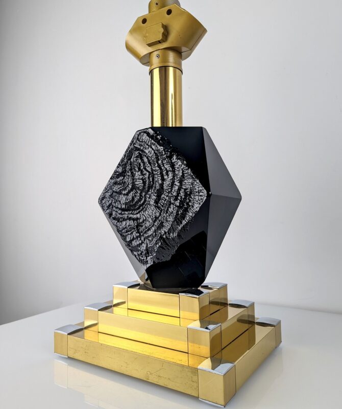 Espectacular lámpara de Willy Rizzo para Lumica, 1970s