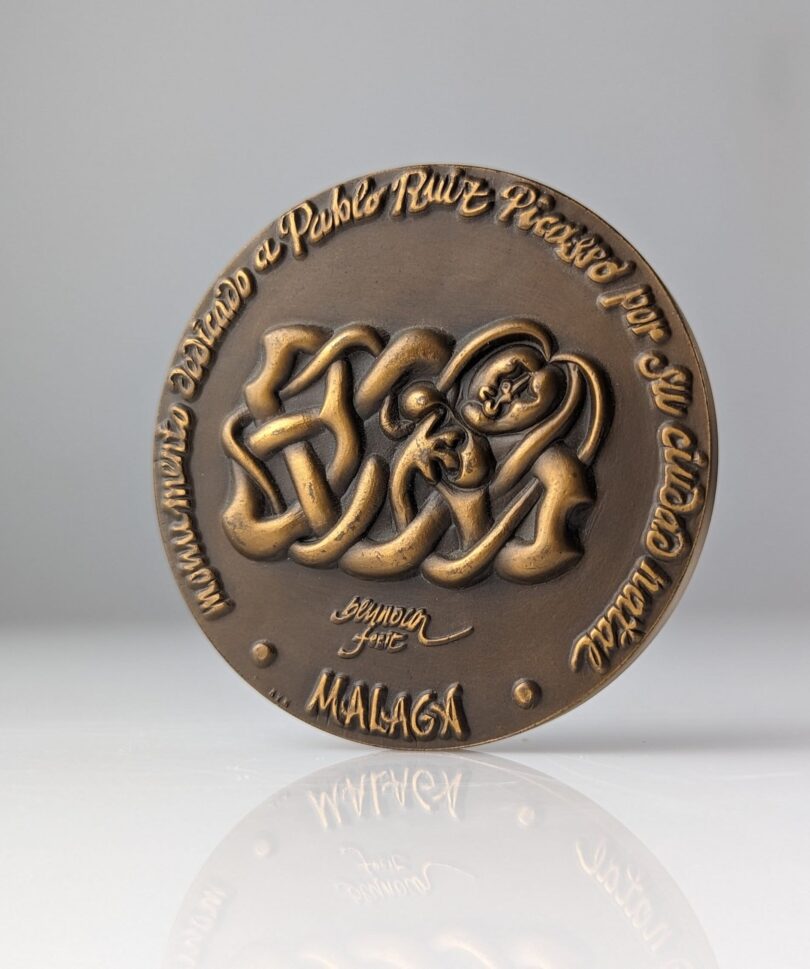 Medalla Homenaje a Picasso por Miguel Berrocal 1981