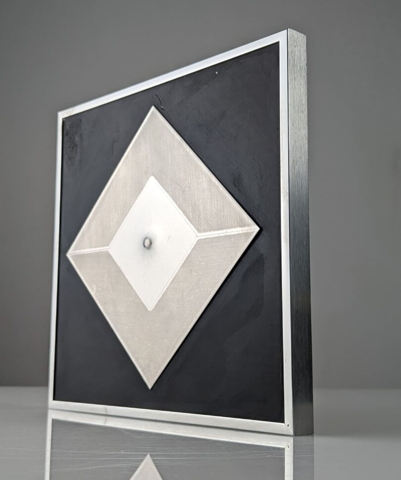 Cuadro escultura de Alexius Huber 1980s