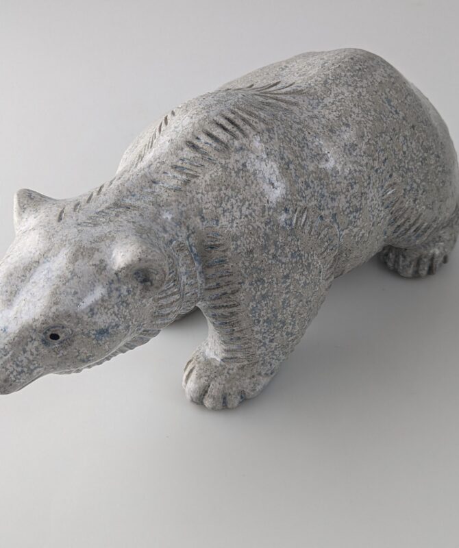 Escultura Oso Polar de Oscar Hartung para Ego Stengods 1970 - Imagen 4