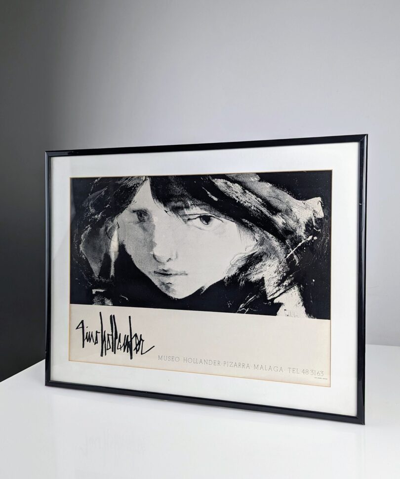 Gino Hollander Cartel Original del Museo Hollander Pizarra Málaga