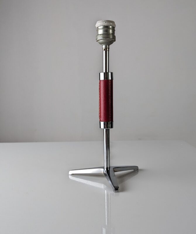 Lámpara de mesa Jacques Adnet 1950s