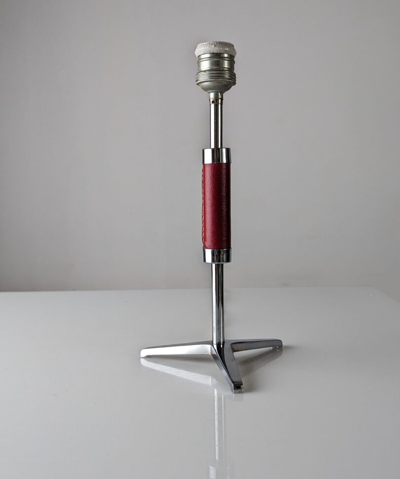 Lámpara de mesa Jacques Adnet 1950s
