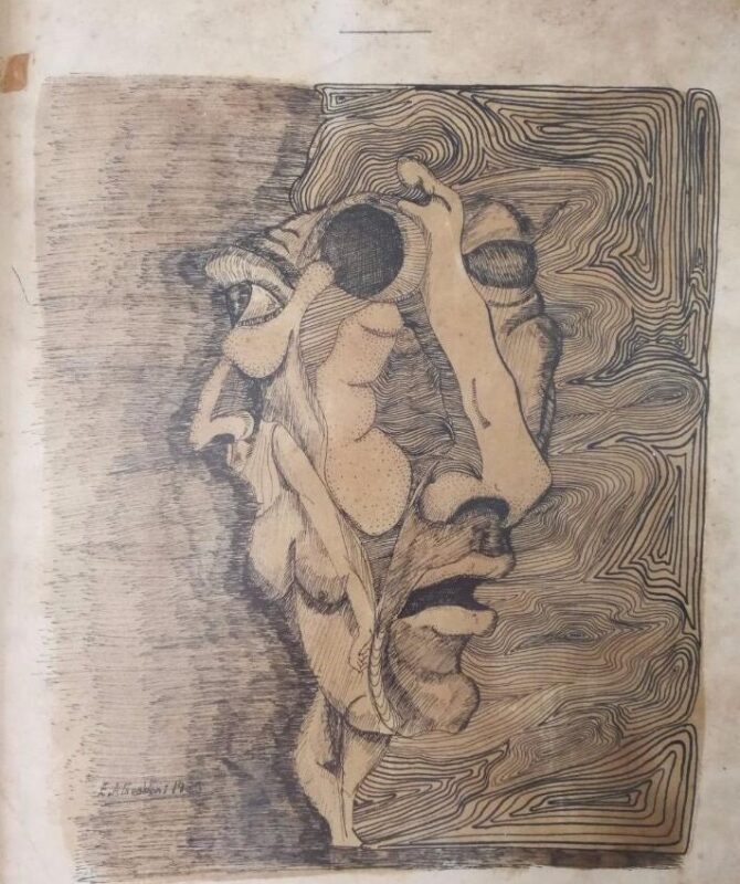 Obra original de Eduardo Gualdoni 1975