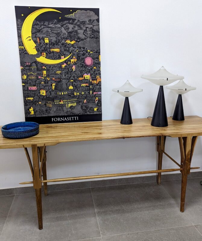 Cartel vintage ”Noche sobre Jerusalén” de Piero Fornasetti - Imagen 4