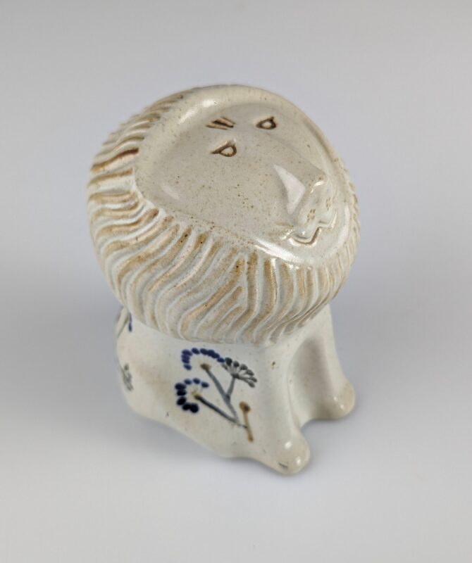 León de Cerámica en Gres de la Fábrica ASO por Antonio Salvador Orodea 1980s - Imagen 2