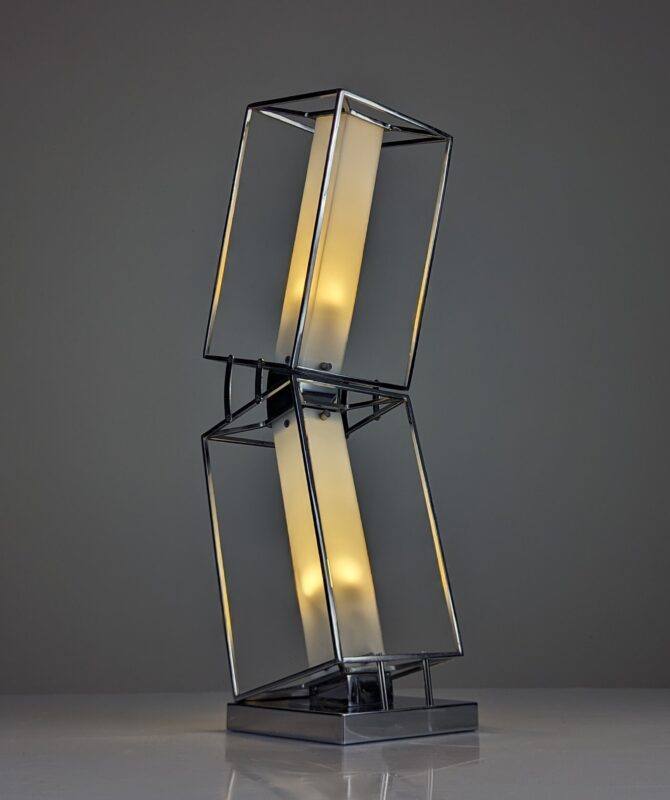 Lámpara de mesa arquitectónica de diseño 20th century