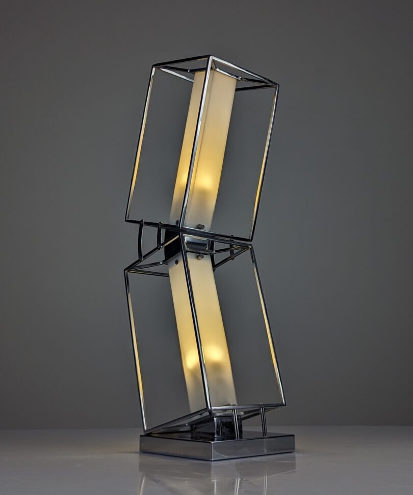 Lámpara de mesa arquitectónica de diseño 20th century