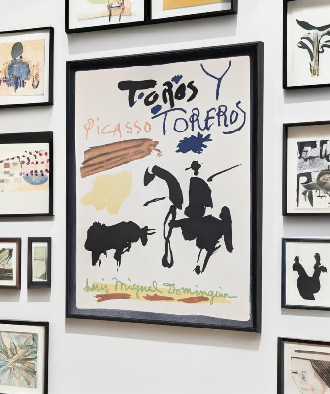 Pablo Picasso ”Toros y Toreros” 1961 Offset Print en papel Arches Vellum, Francia 1996 - Imagen 2