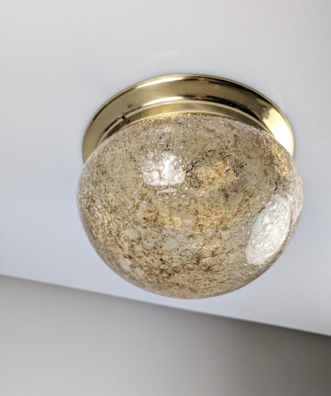 Lámpara de Techo de Cristal de Murano Efecto Caramelo 1960s - Imagen 7