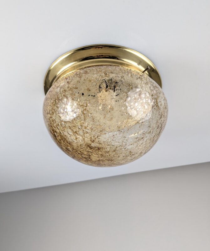 Lámpara de Techo de Cristal de Murano Efecto Caramelo 1960s - Imagen 8