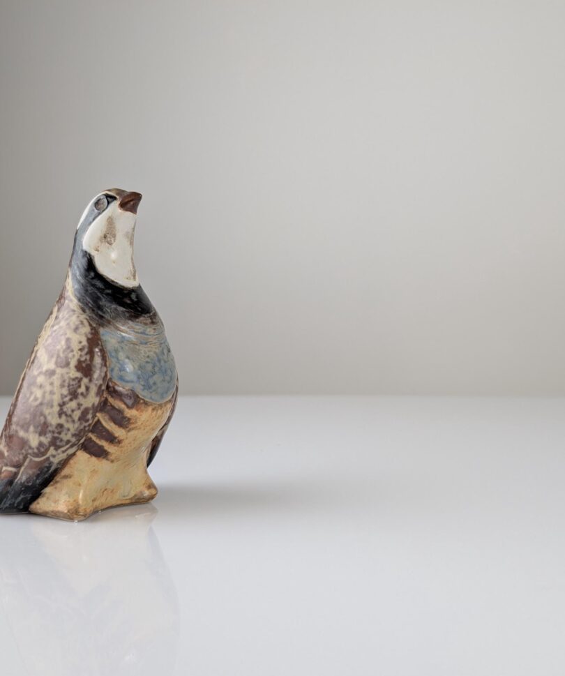 Figura de Porcelana Lladró ”Pequeña Perdiz” en Gres, 1970s
