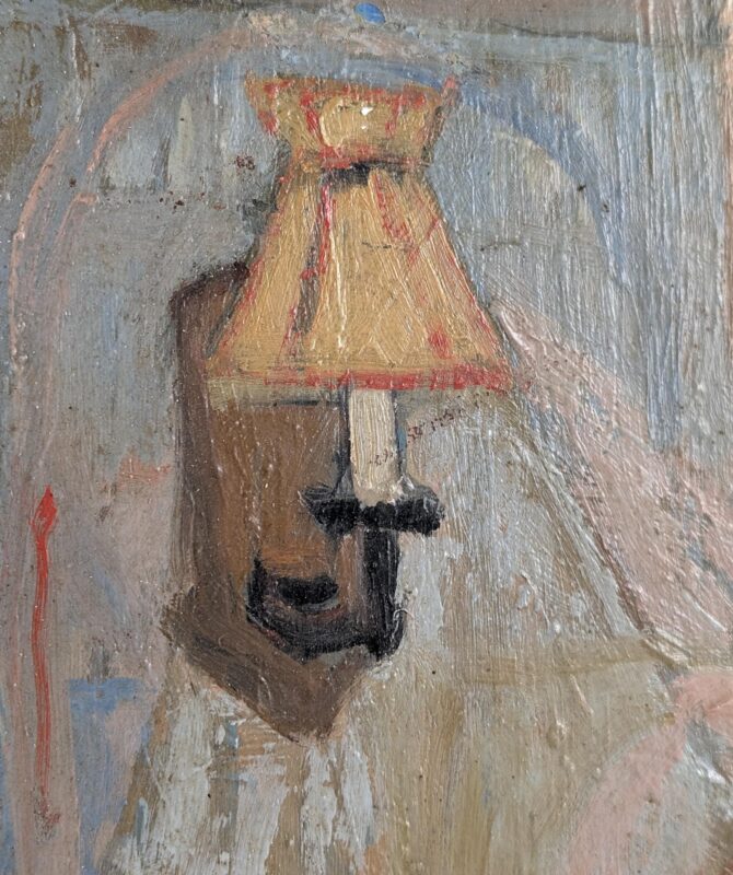 Óleo sobre Tablex de Einar Granum, Noruega, 1950s - Imagen 6