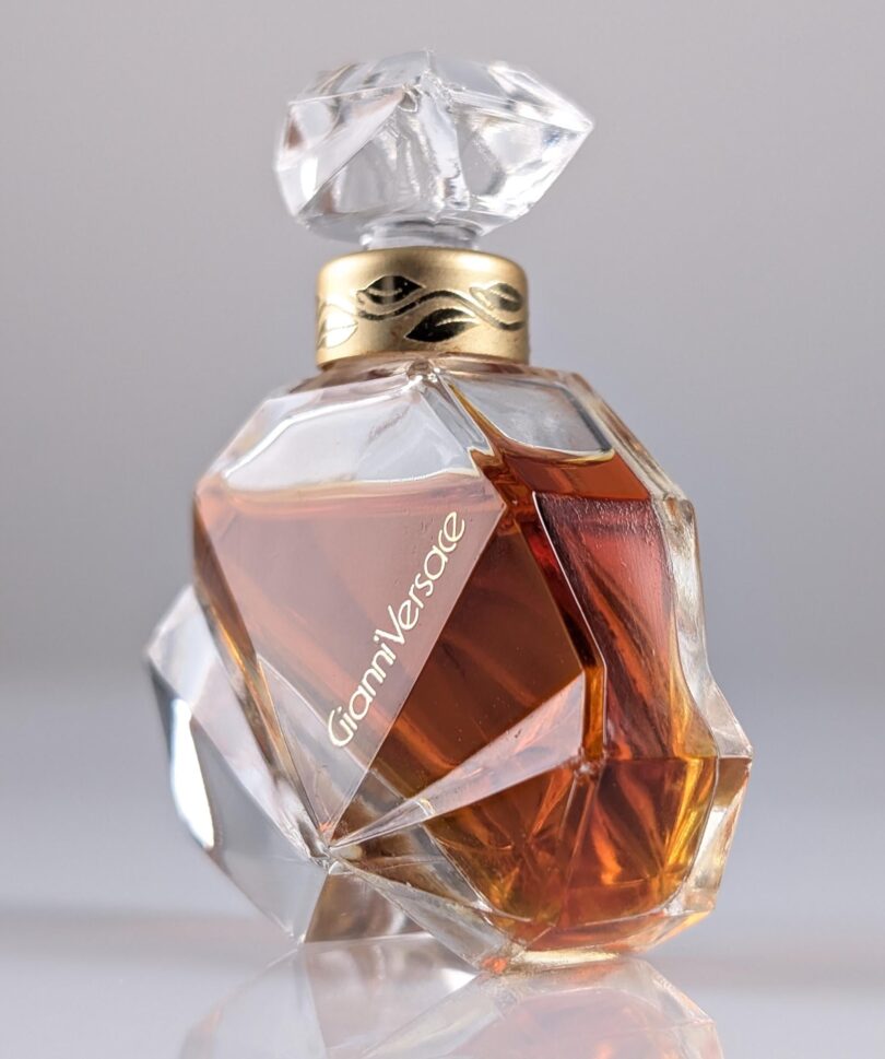 Perfume Miniatura Gianni Versace Parfum Puro 7,5 ml, Rare 1981 con Caja Original