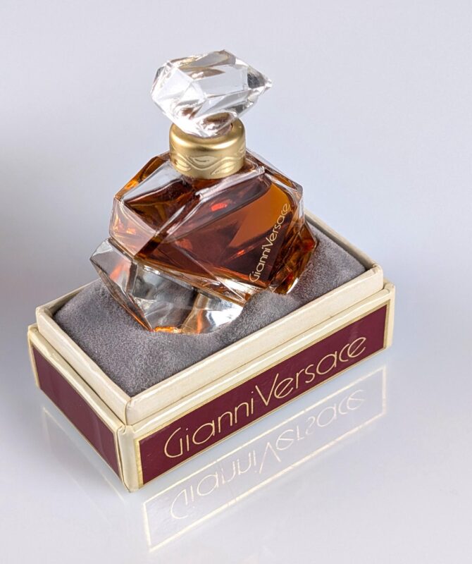 Perfume Miniatura Gianni Versace Parfum Puro 7,5 ml, Rare 1981 con Caja Original - Imagen 4