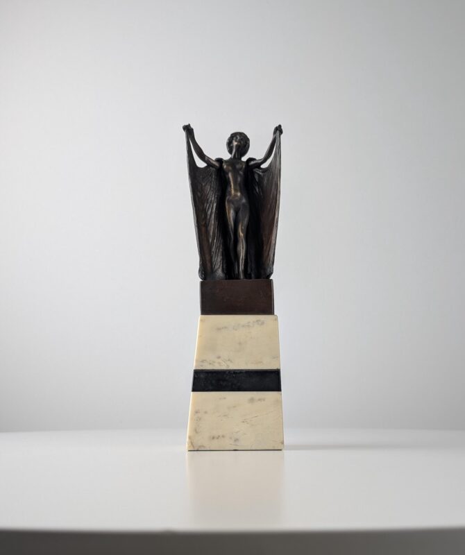 Escultura en Bronce Mujer Articulada por Carl Kauba, 1900s - Imagen 5