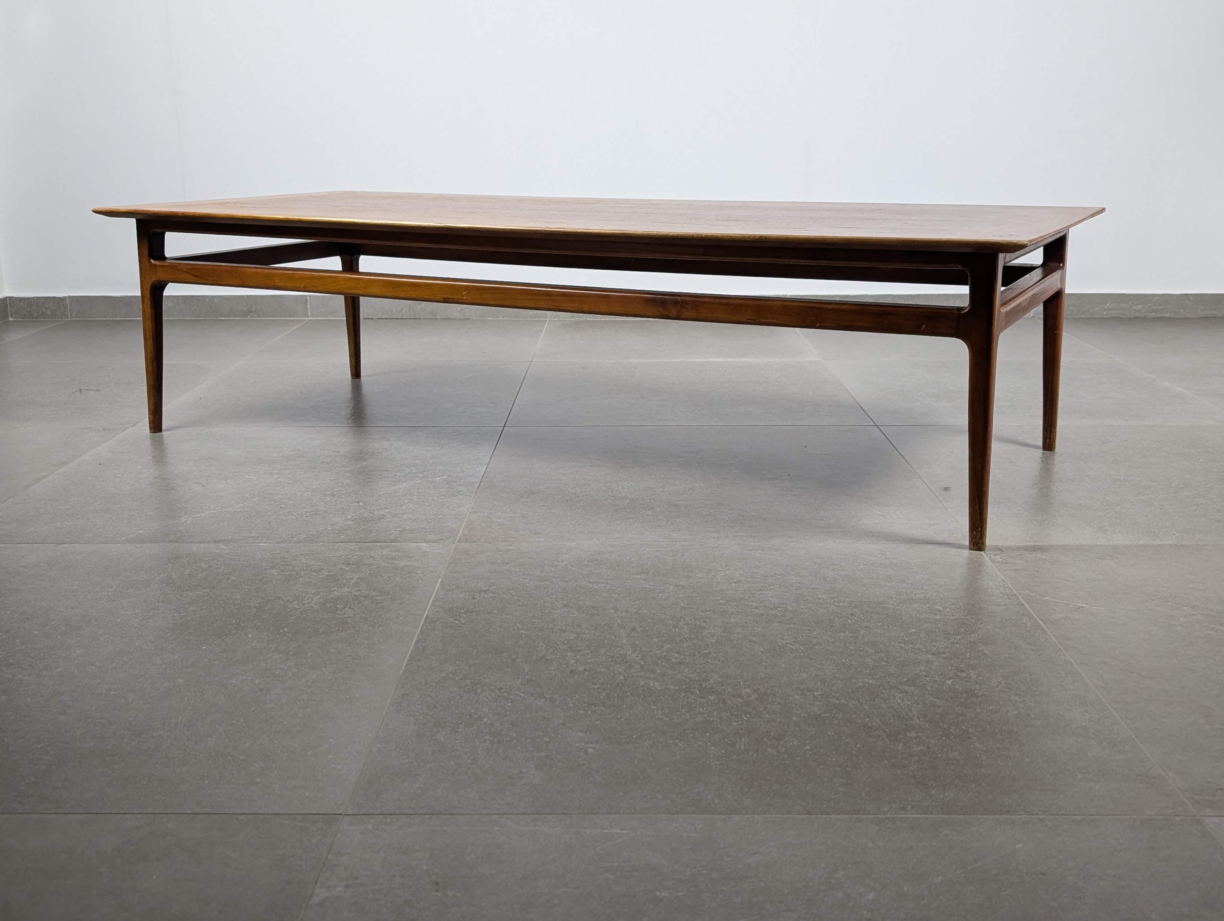 Mesa de Centro Danesa Scandinavian Modern de Teca 1950s - Imagen 13