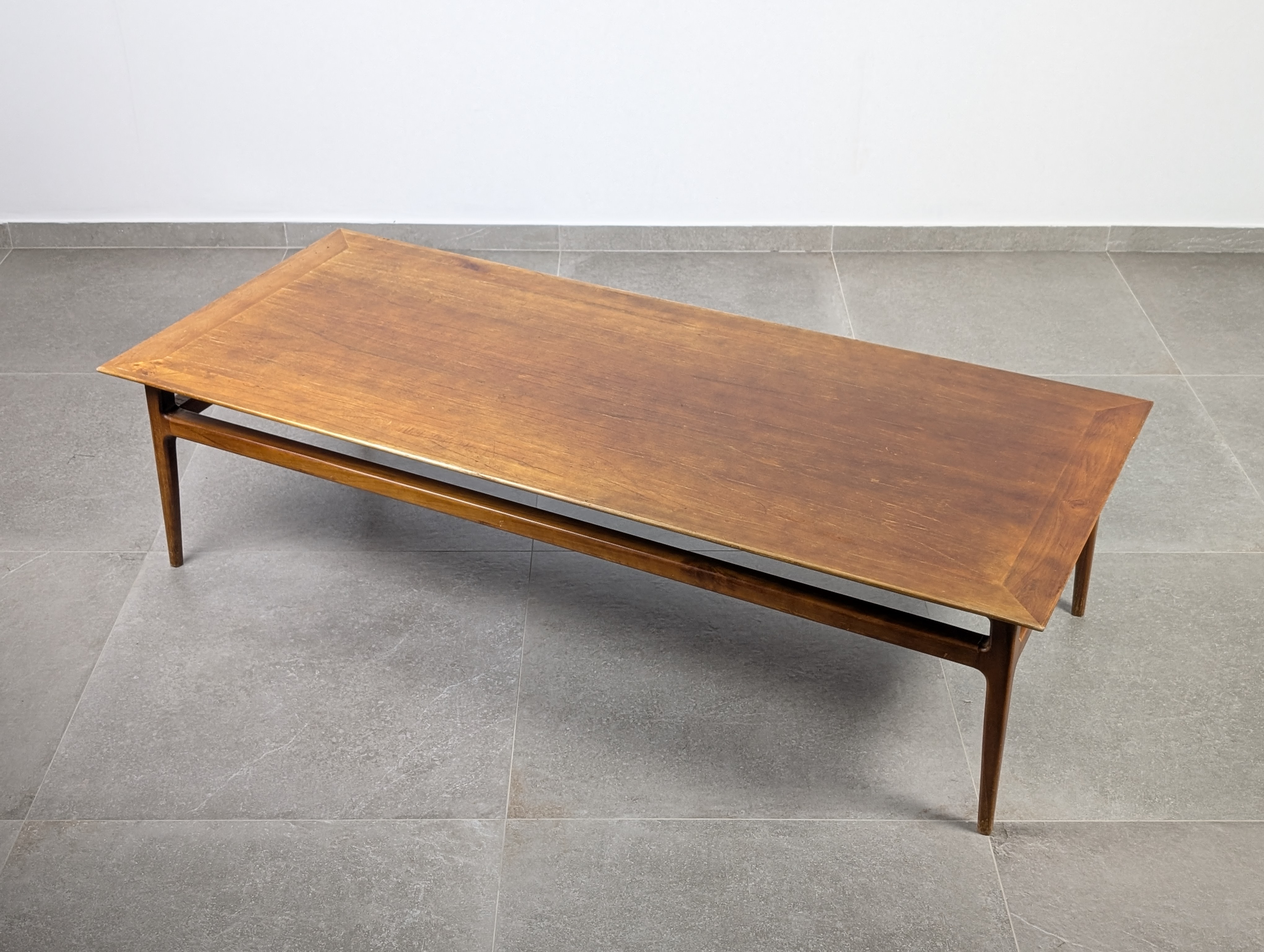 Mesa de Centro Danesa Scandinavian Modern de Teca 1950s