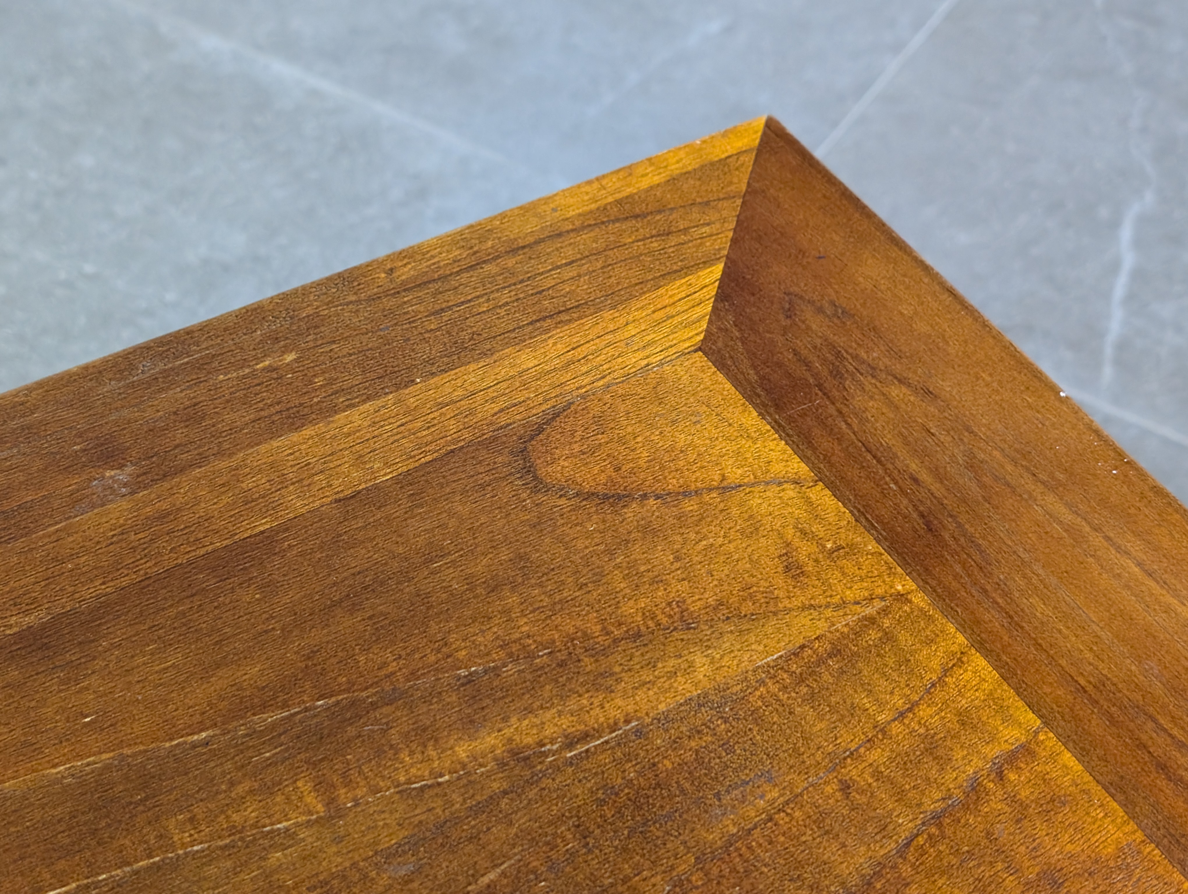 Mesa de Centro Danesa Scandinavian Modern de Teca 1950s - Imagen 4