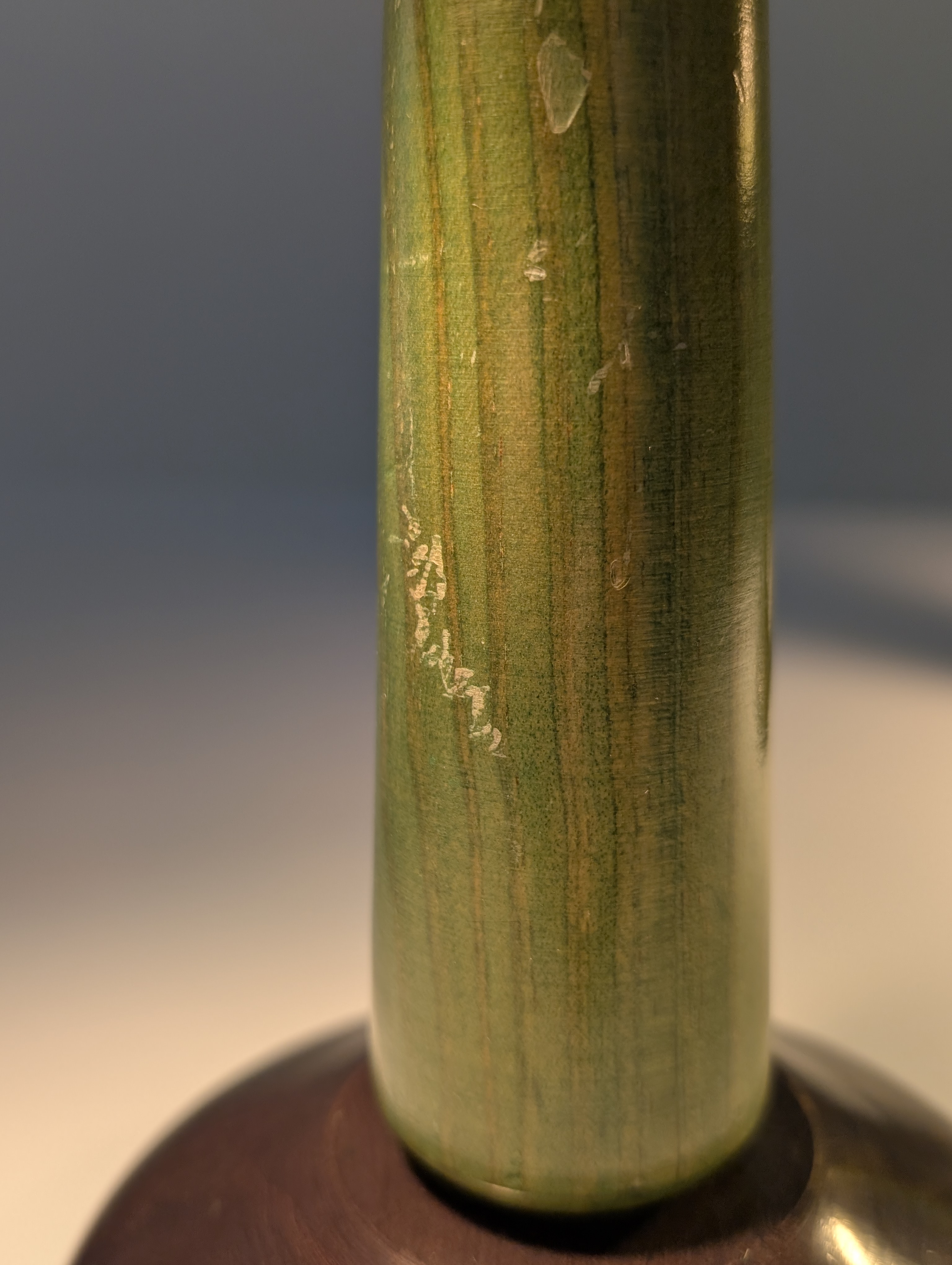 Organic Modern Estilo Mario Lopez Torres Lámparas Ratán Verde 1980s - Imagen 14