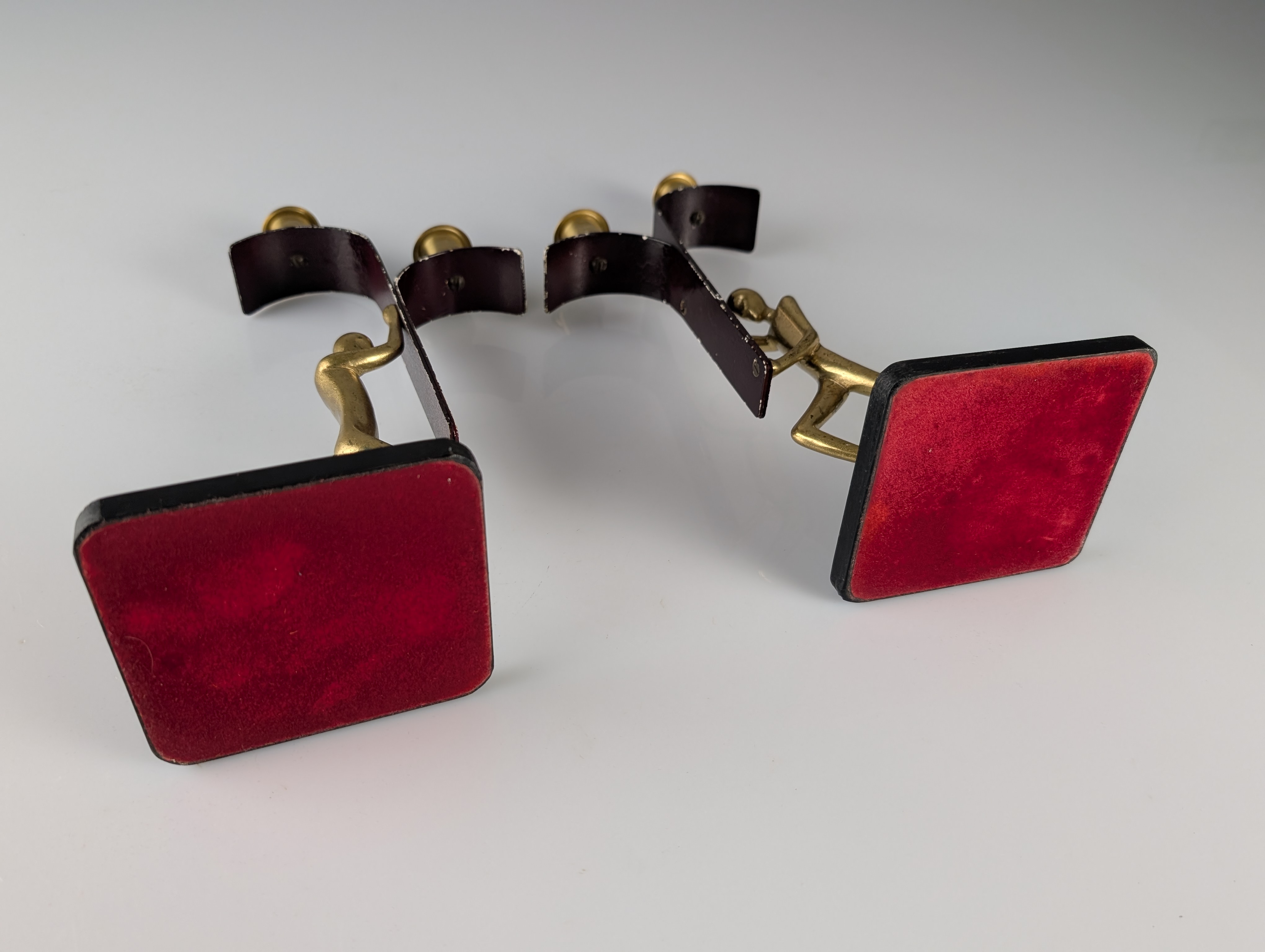 Par de Candelabros Art Deco de Bronce por Karl Hagenauer, 1930s - Imagen 16