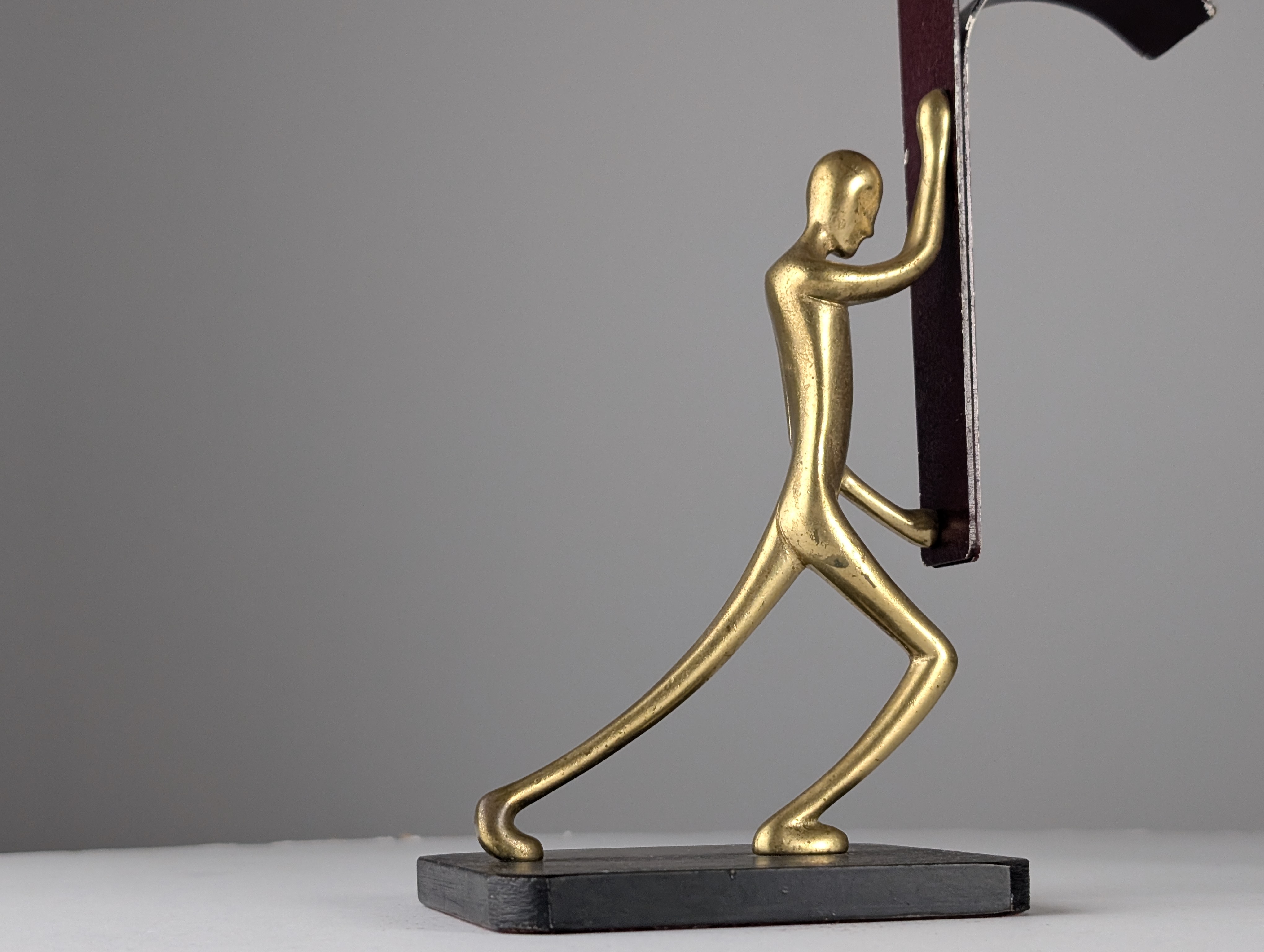Par de Candelabros Art Deco de Bronce por Karl Hagenauer, 1930s - Imagen 3
