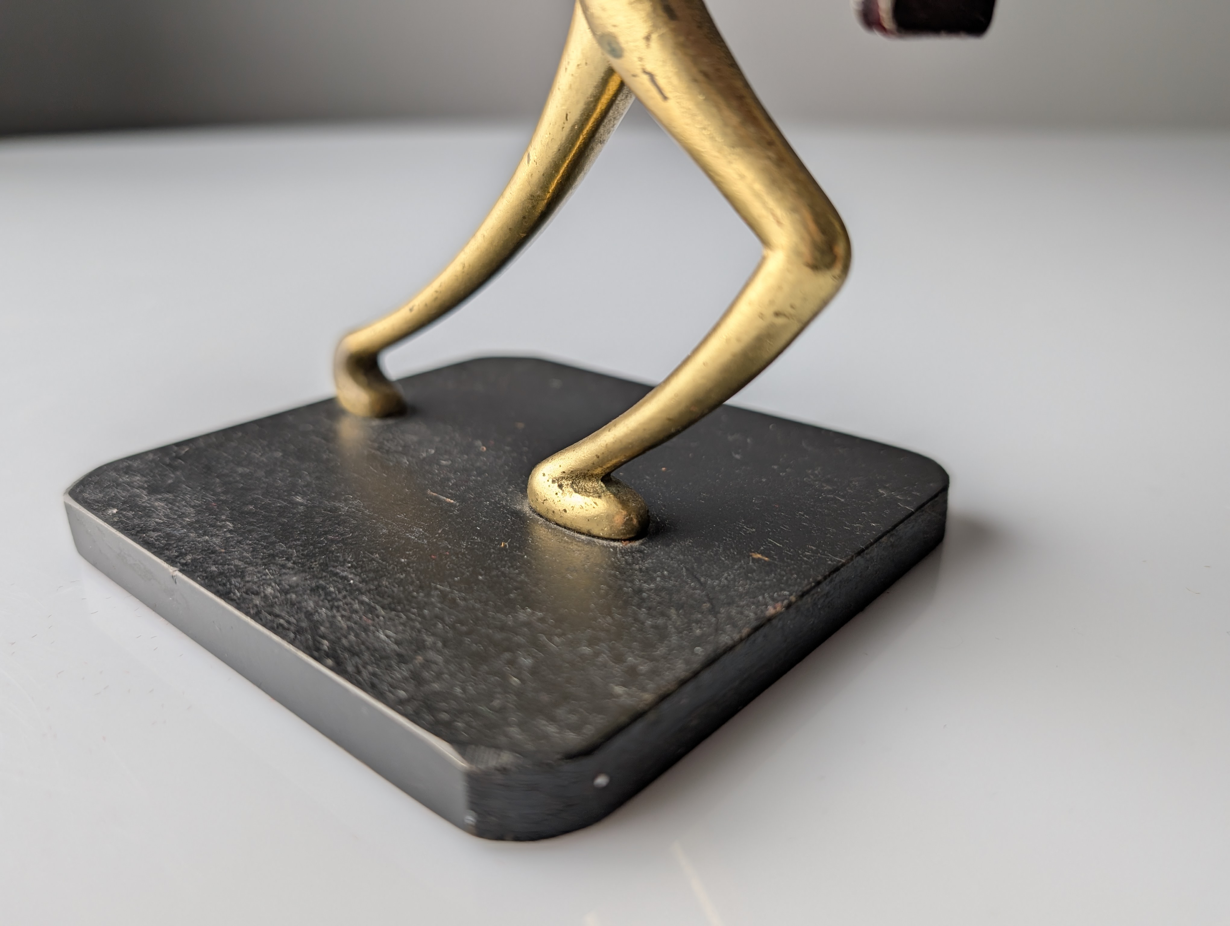 Par de Candelabros Art Deco de Bronce por Karl Hagenauer, 1930s - Imagen 14