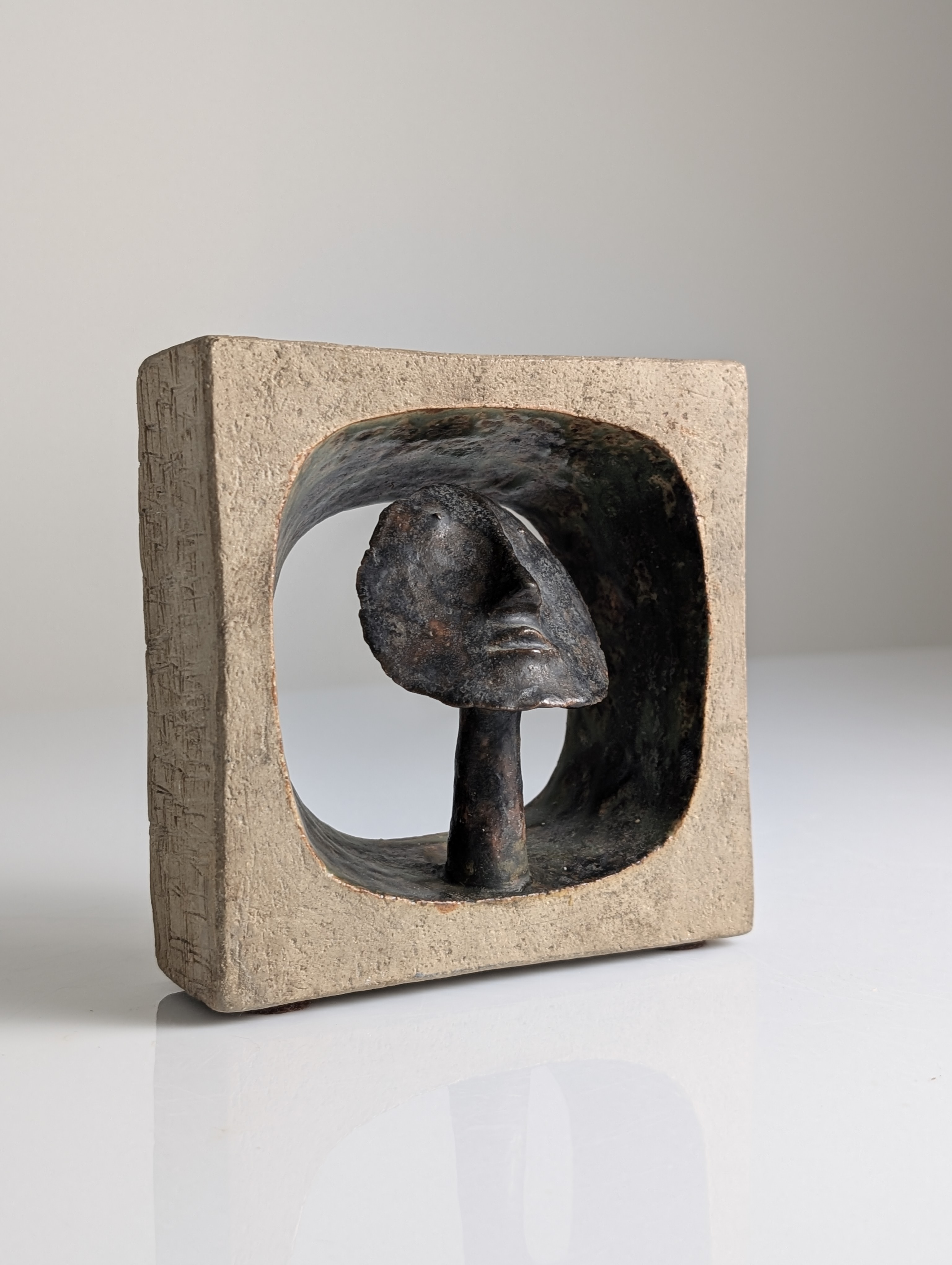 Escultura de Arenisca Vidriada por Ruth Duckworth, 1961 - Imagen 2