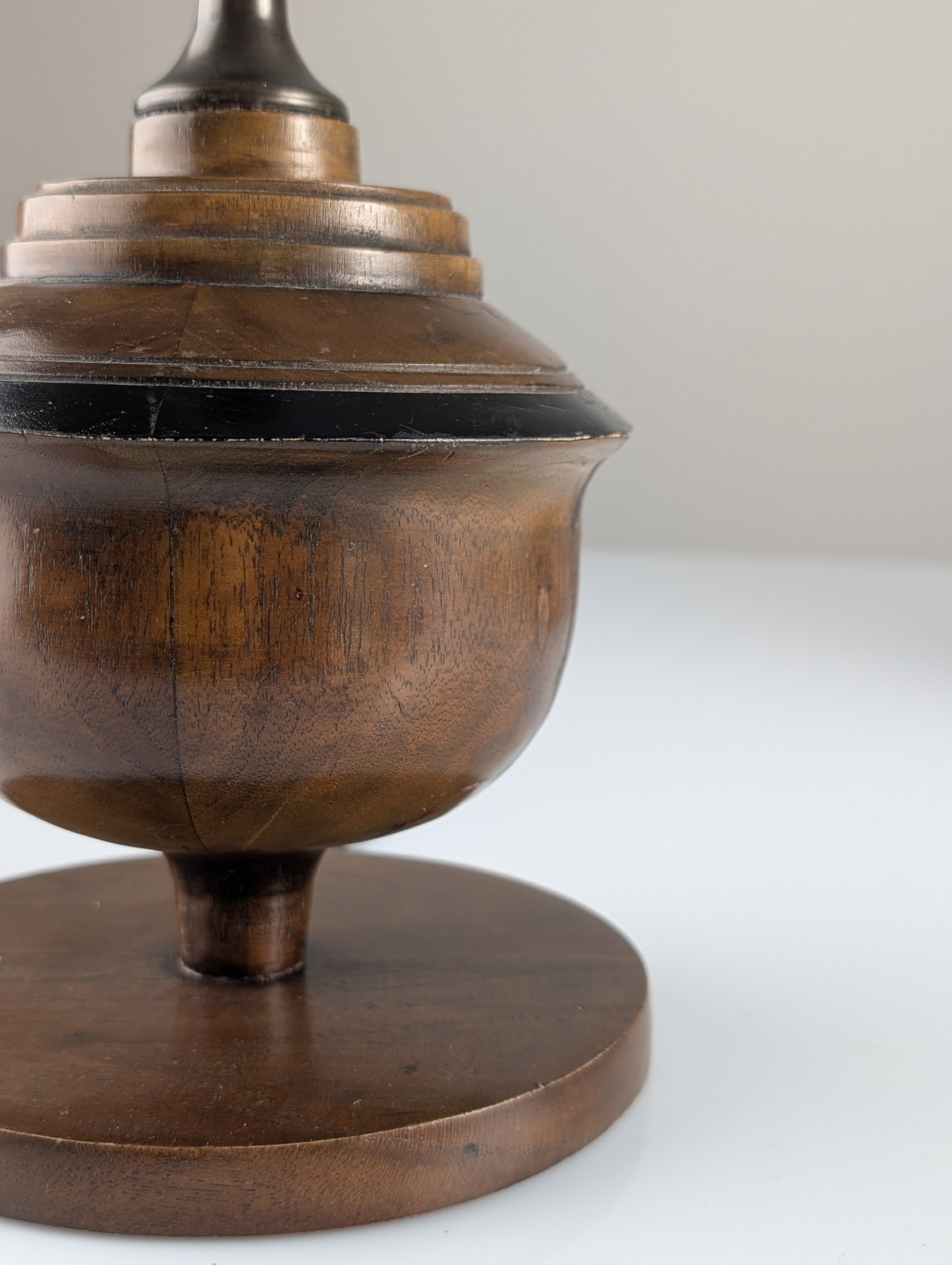 Par de Lámparas de Mesa Regulables en Madera, 1970s - Imagen 2