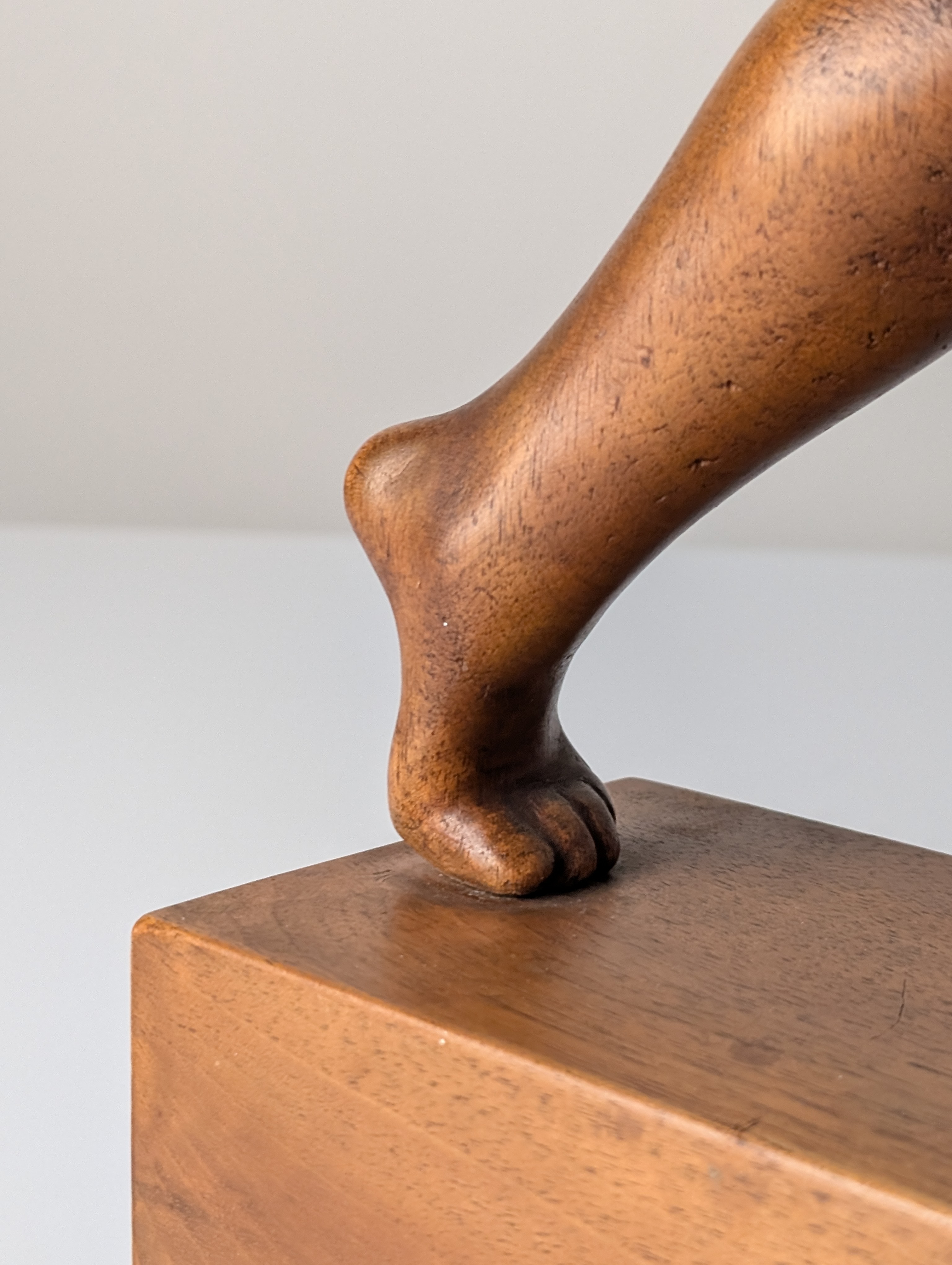 Escultura Art Déco de Madera de Jens Jacob Bregnø, Dinamarca, 1900s, Firmada - Imagen 9