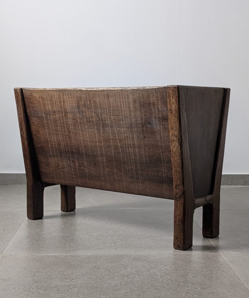 Macetero de madera maciza Wabi-Sabi, Aarhus, Dinamarca, 1940s
