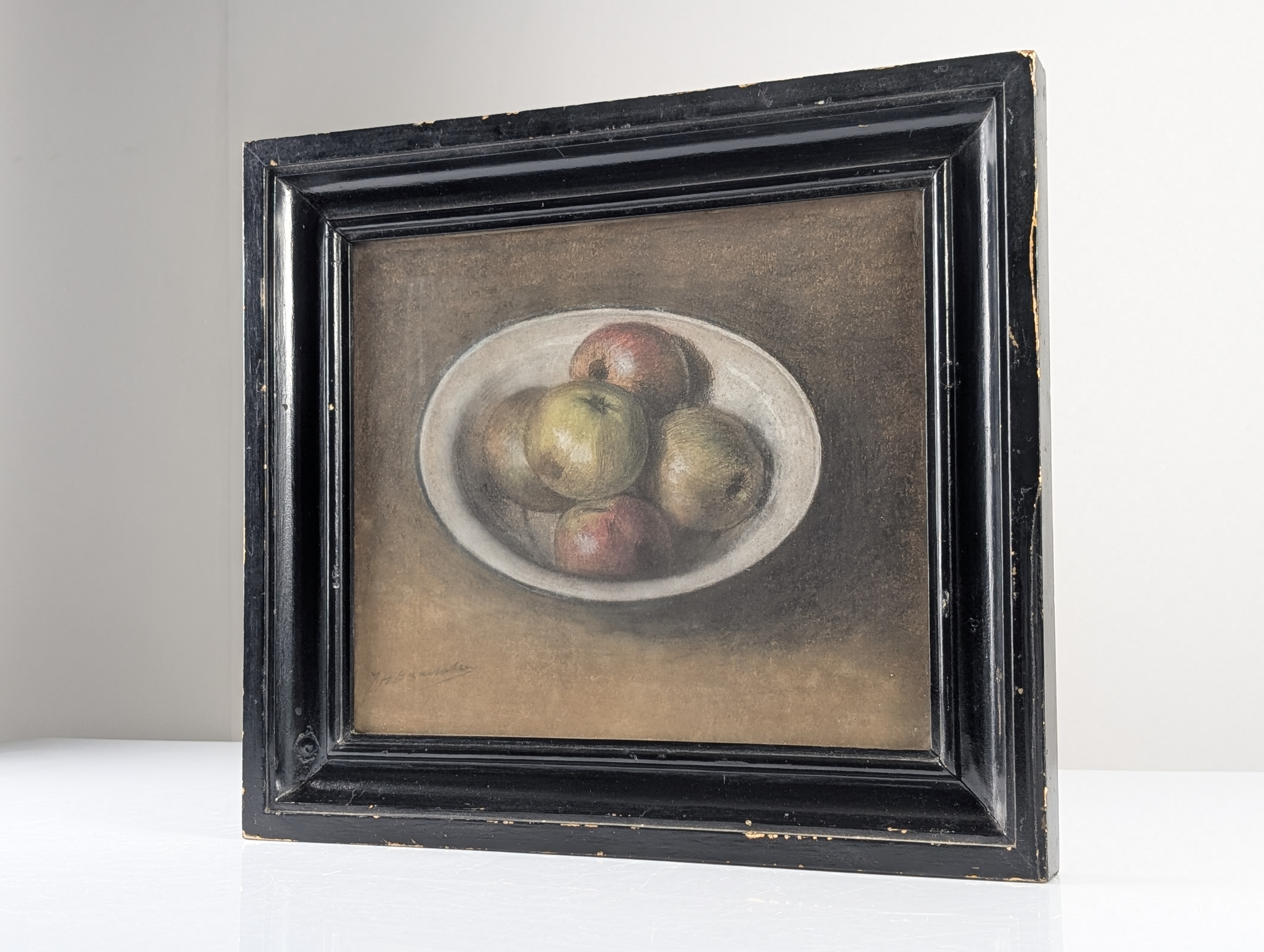 Bodegón II - Dibujo al Pastel Holandés de Johan Hendrik Baartscheer, Principios del Siglo XX
